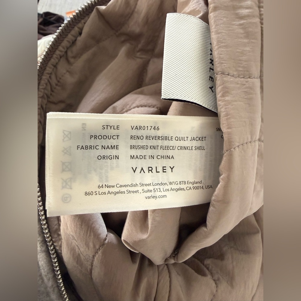 Varley reno reversible quilt jacket fungi - Picture 13 of 16